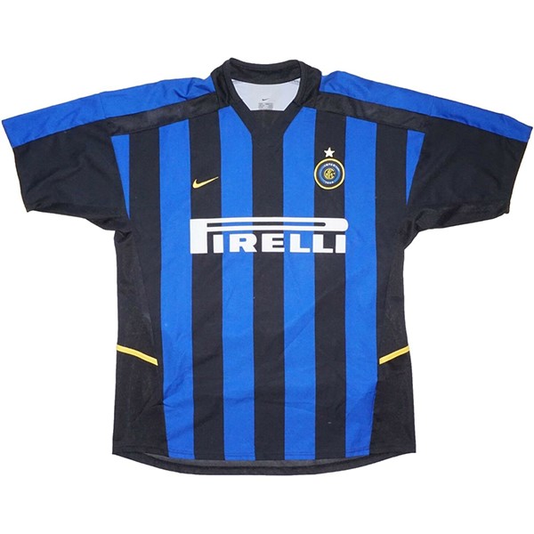 Tailandia Camiseta Inter Milan Primera equipo Retro 2002 2003 Azul